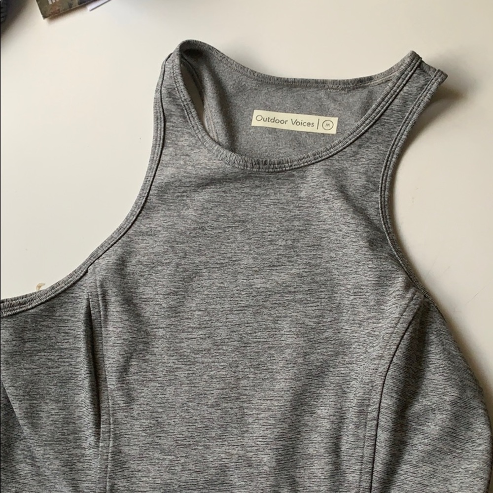 Outdoor Voices tech sweat crop top size medium
